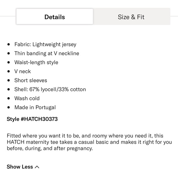 HATCH The Fitted Vee Lot of 2 - Picture 8 of 15